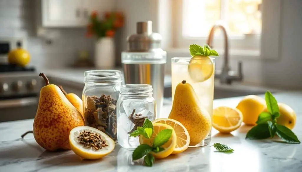 Jasmine Pear Mocktail Preparation Guide