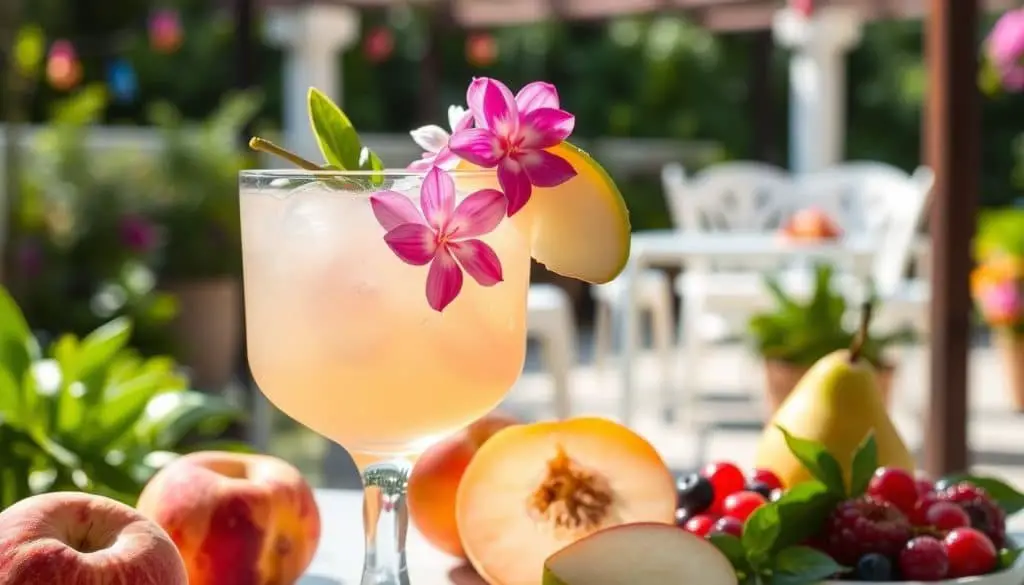 Jasmine Pear Mocktail for summer refreshment