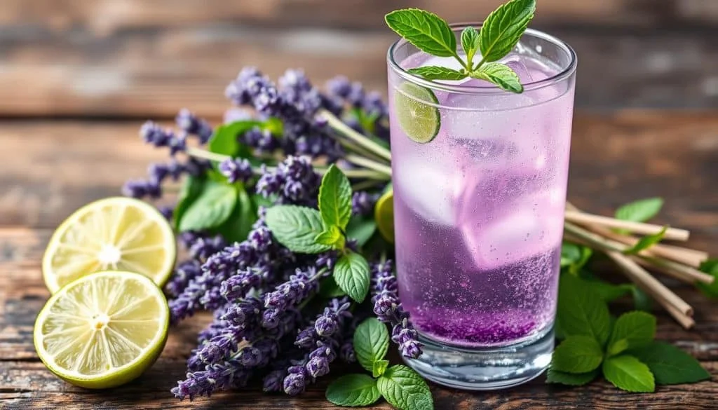 Key Ingredients for Lavender Mint Mocktail