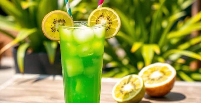 Kiwi Lime Splash Mocktail