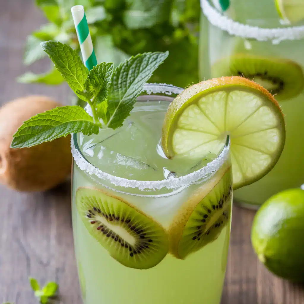 Kiwi Lime Splash Mocktail 