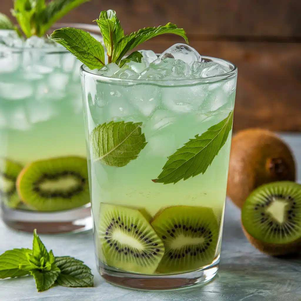 Kiwi Mint Cooler Mocktail