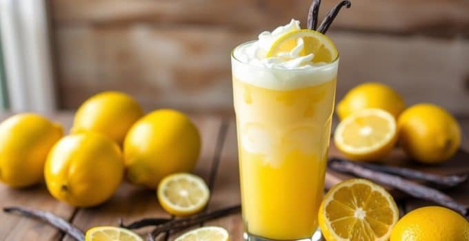 Lemon Vanilla Cream Mocktail