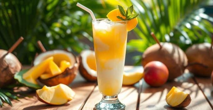 Mango Coconut Mocktail
