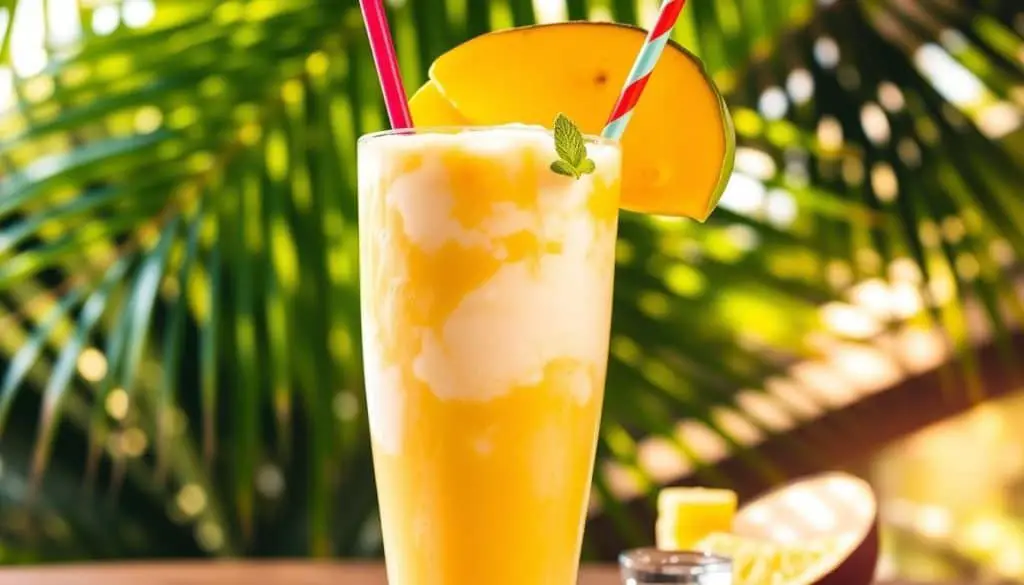 Mango Coconut Mocktail Recipe