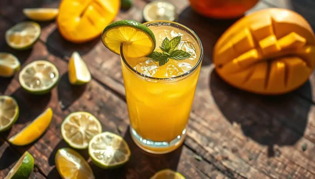 Mango Lime Refresher Mocktail