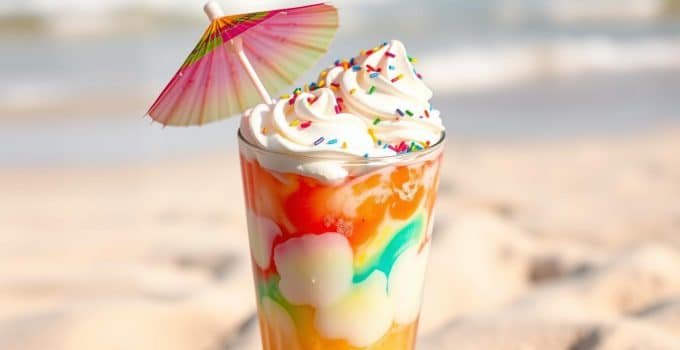 Marshmallow Float Mocktail
