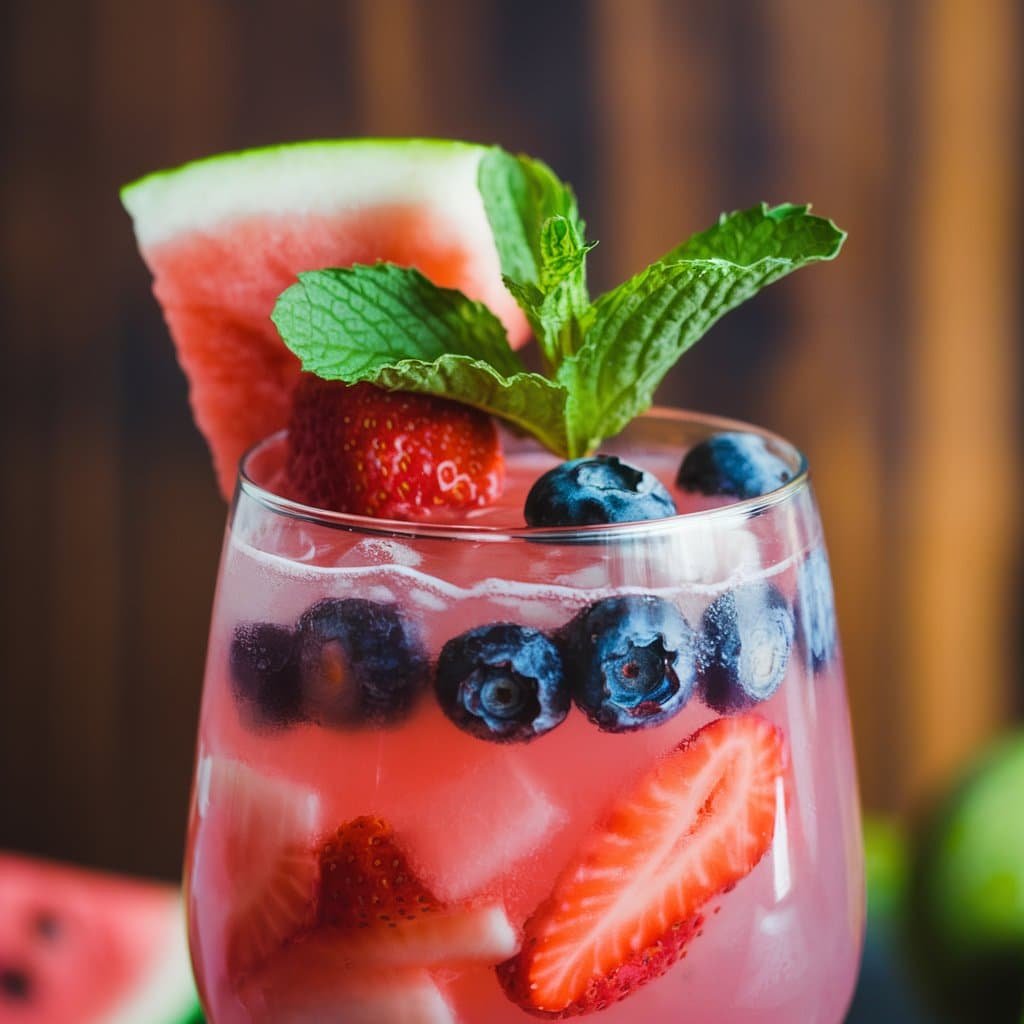 Melon Berry Mocktail