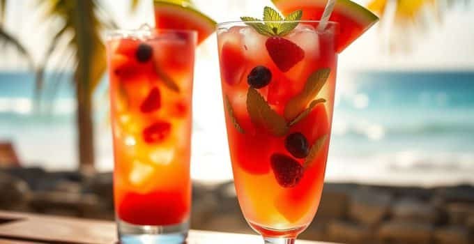 Melon Berry Mocktail