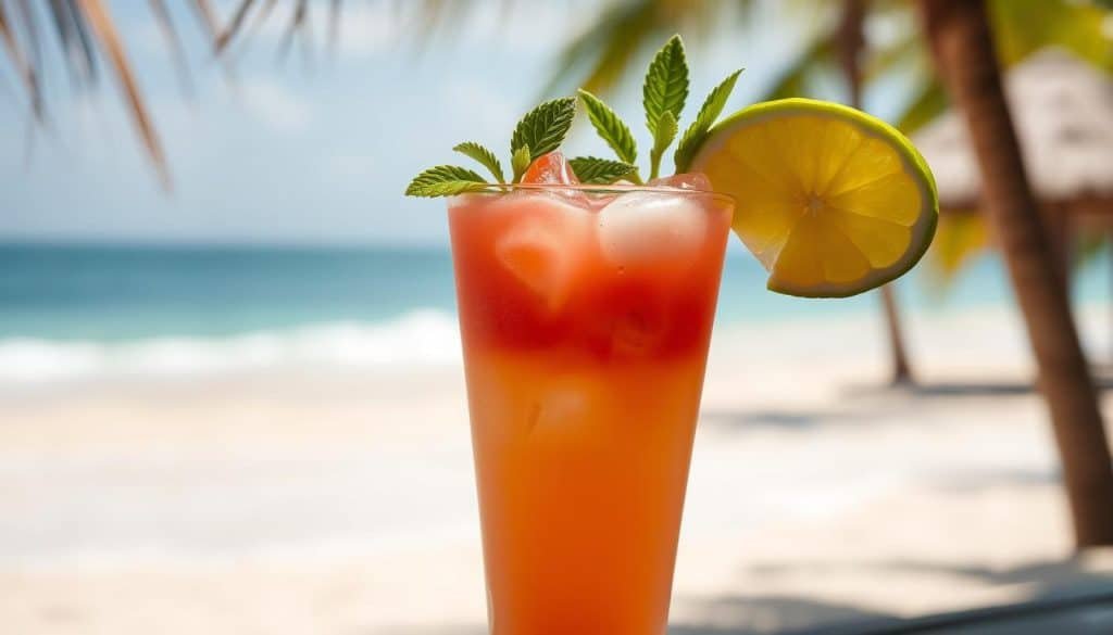 Melon Breeze Mocktail