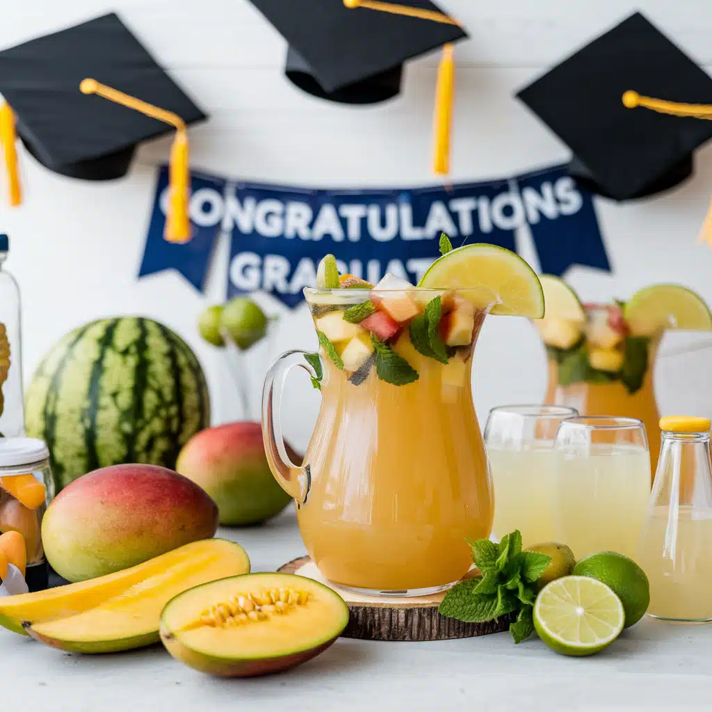 Melon Mango Punch Mocktail