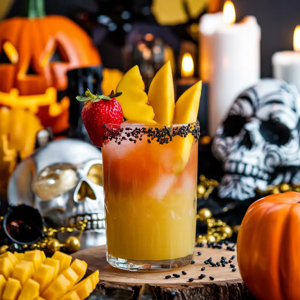 Midnight Mango Mist Mocktail