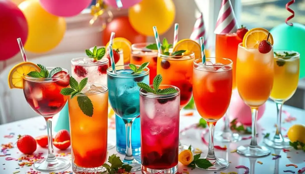 Non-alcoholic party drinks