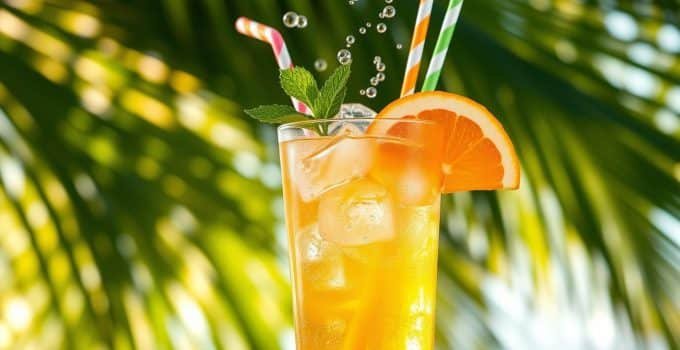 Orange Bliss Sparkler Mocktail