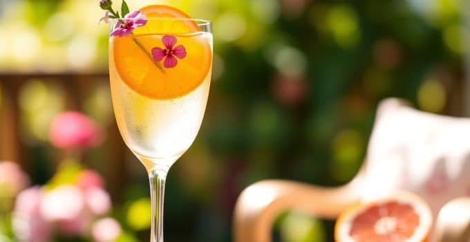 Orange Blossom Mimosa Mocktail