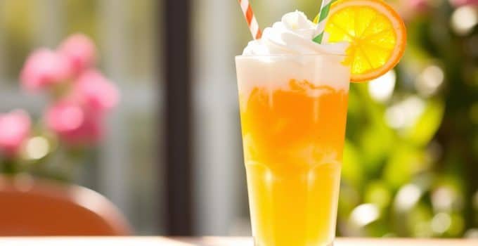 Orange Cream Float Mocktail