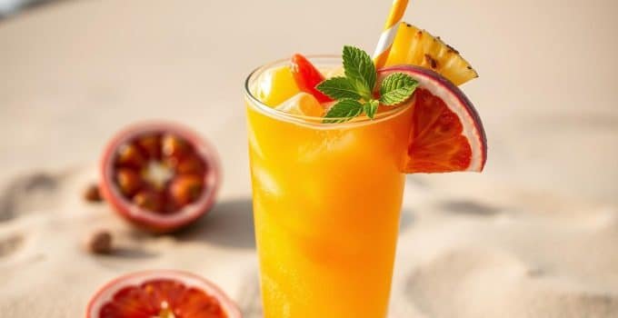 Passion Punch Mocktail