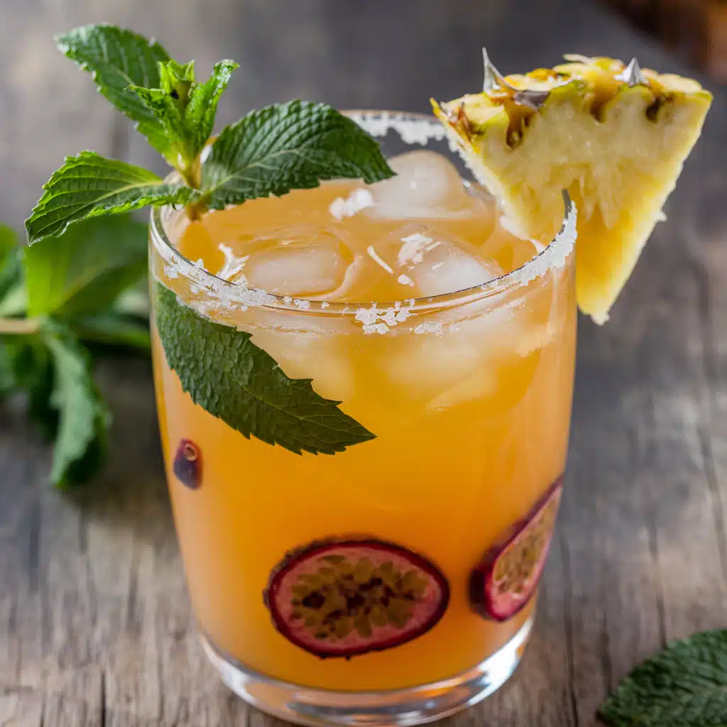 Passionfruit Pineapple Mocktail