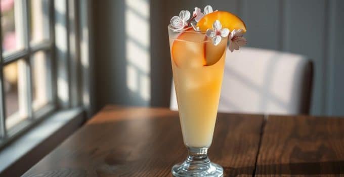 Peach Blossom Mocktail