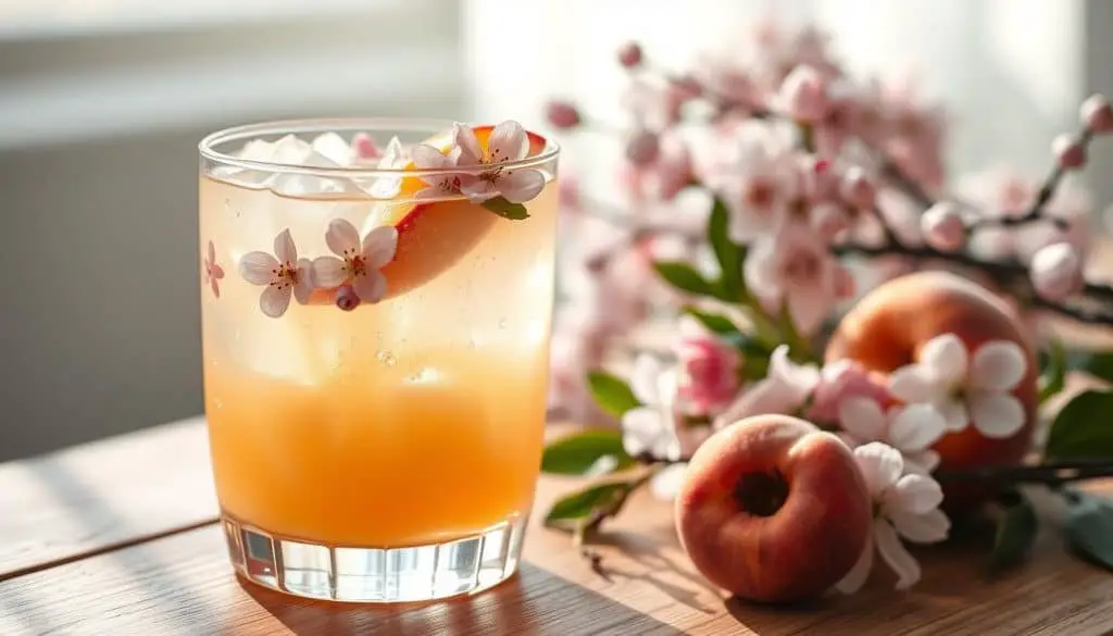 Peach Blossom Mocktail recipe