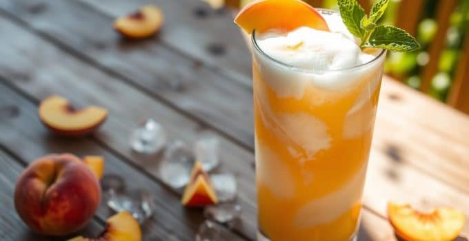 Peach Cloud Mocktail