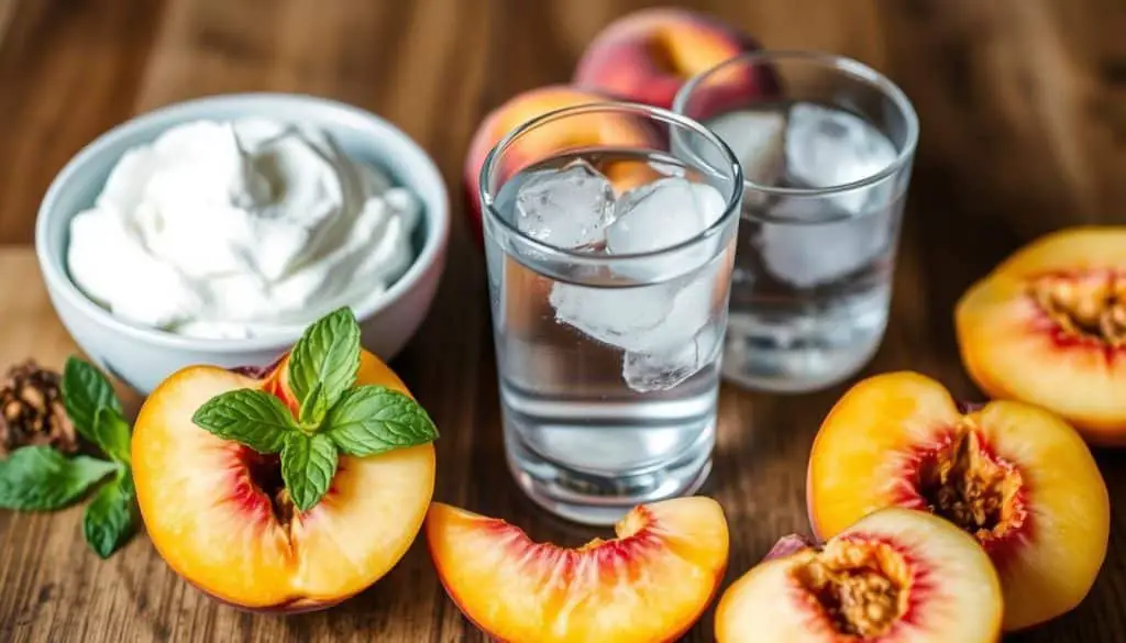 Peach Cloud Mocktail ingredients