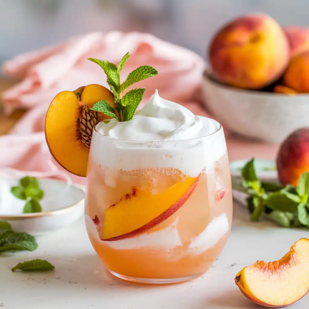 Peach Cloud Mocktail