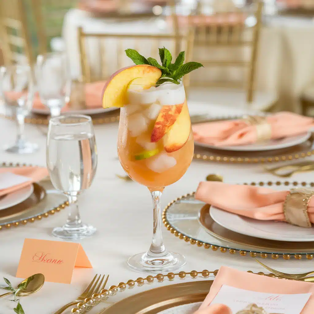 Peaches and Cream Mocktail