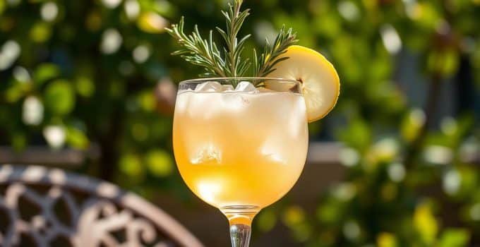 Pear Rosemary Delight Mocktail