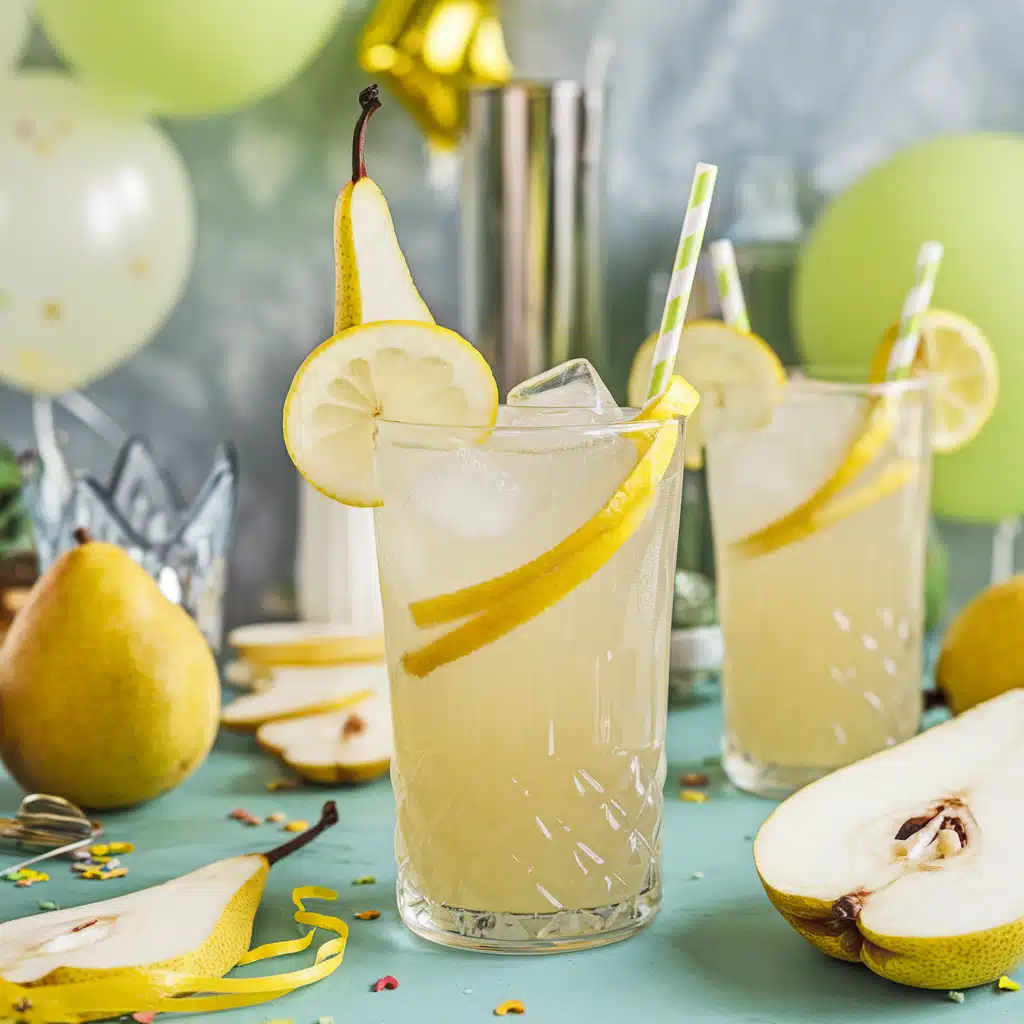 Pear Vanilla Crown Mocktail 