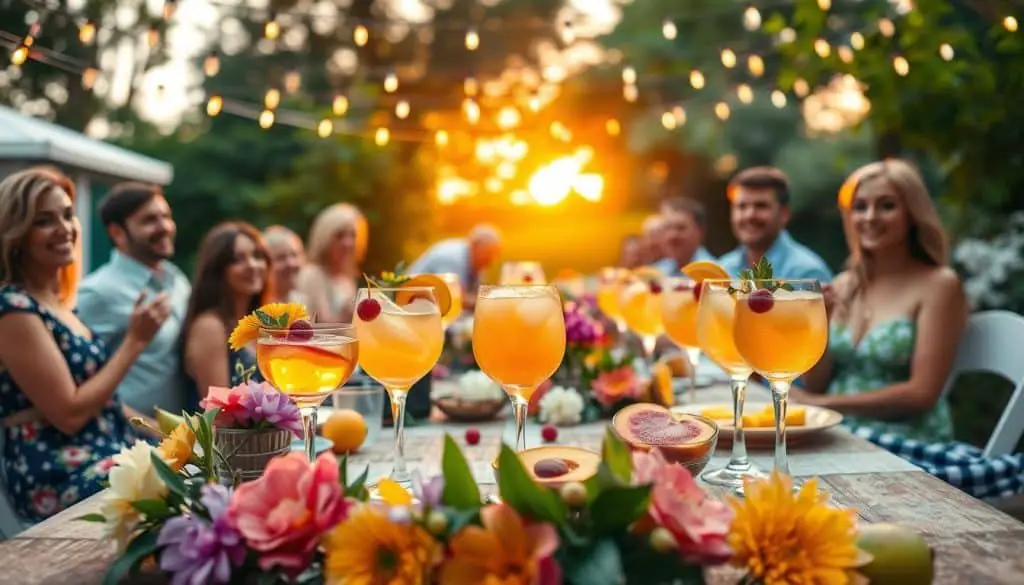 Perfect occasions for Peach Party Punch Mocktail