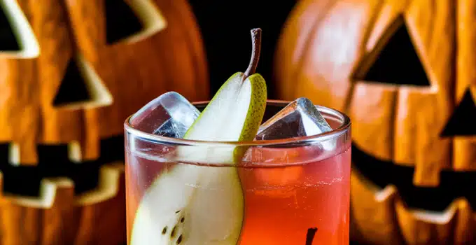 Petrifying Pear Punch Mocktail
