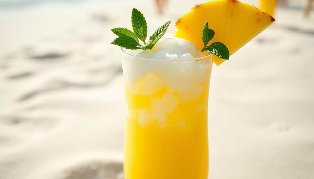 Pineapple Coconut Cooler Mocktail