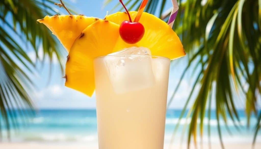Pineapple Coconut Cooler Mocktail
