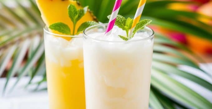 Pineapple Coconut Cooler Mocktail