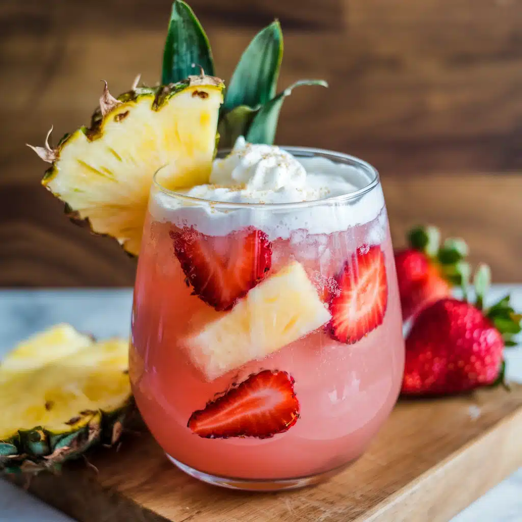Pineapple Strawberry Mocktail