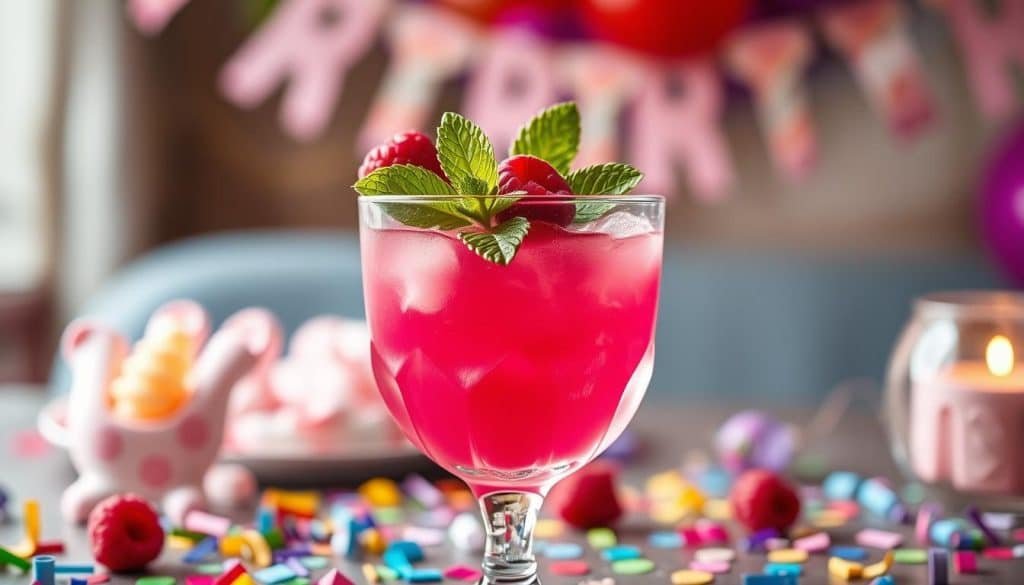 Pink Velvet Birthday Mocktail