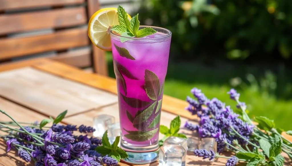 Prepare Lavender Mint Mocktail