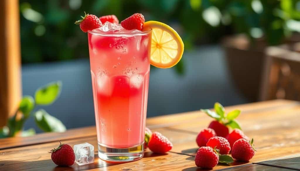 Raspberry Lemonade Mocktail