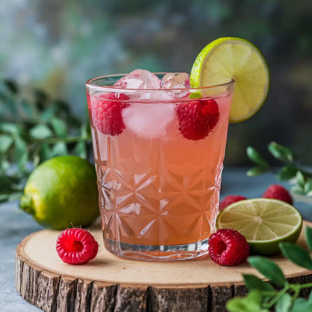 Raspberry Limeade Mocktail 