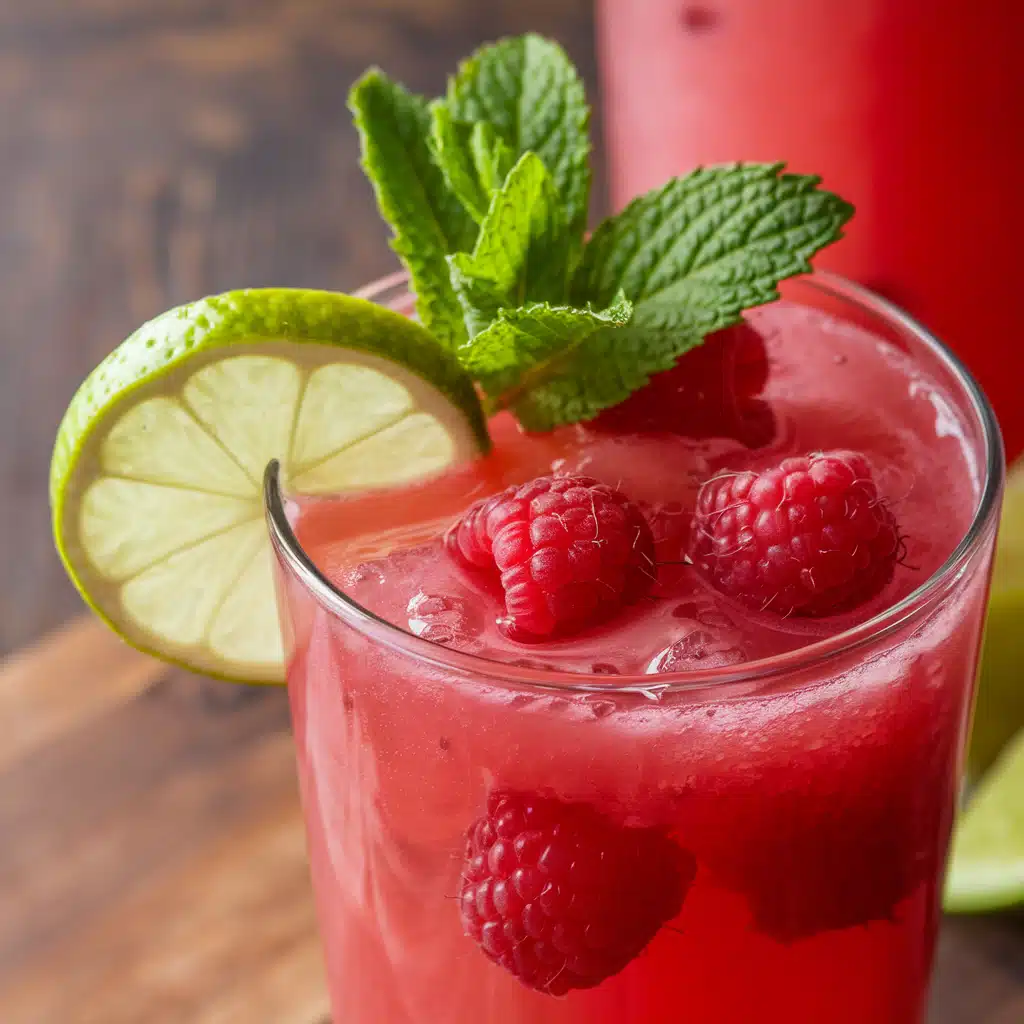 Raspberry Watermelon Slush Mocktail