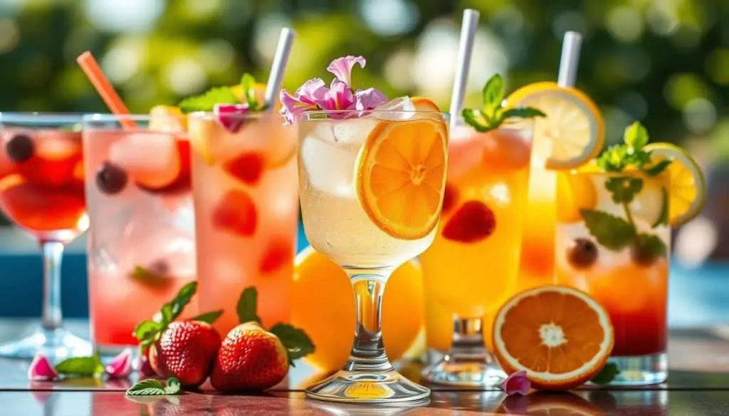 Refreshing mocktails