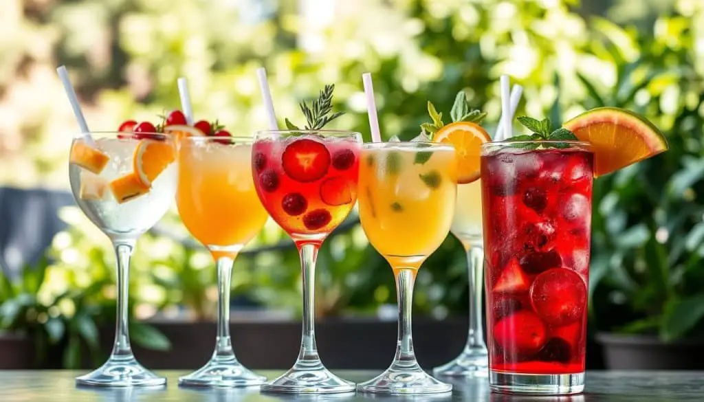 Refreshing mocktails