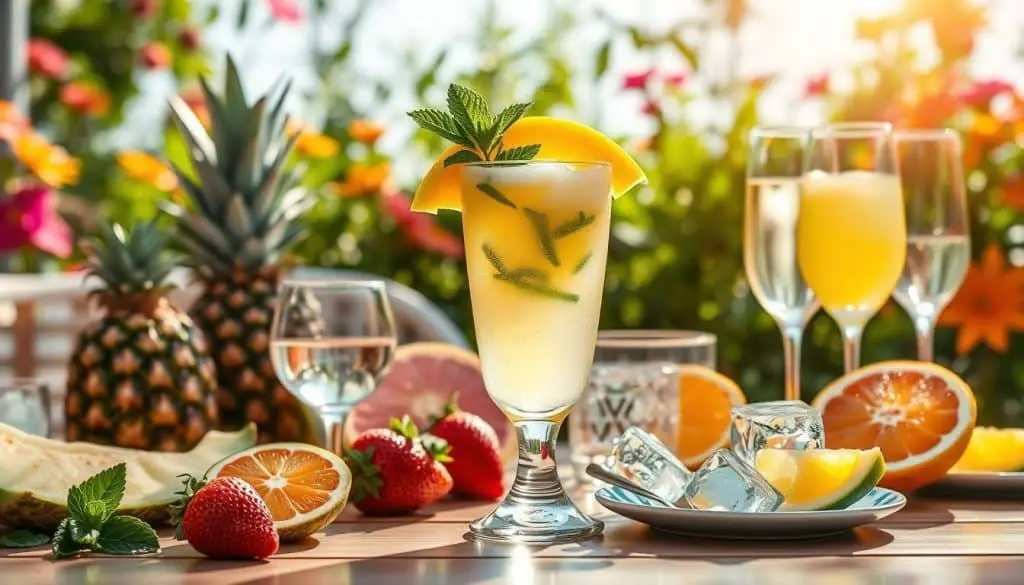 Refreshing non-alcoholic beverages for summer