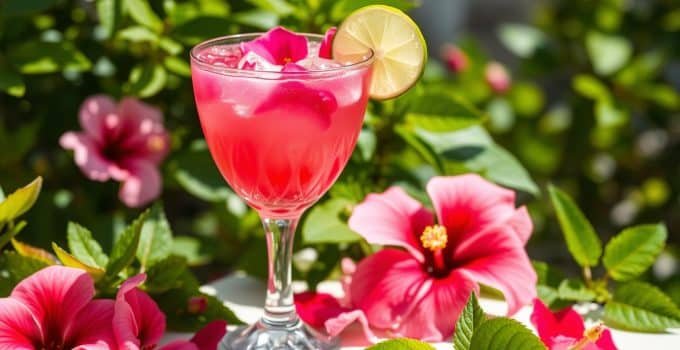 Rose Hibiscus Mocktail