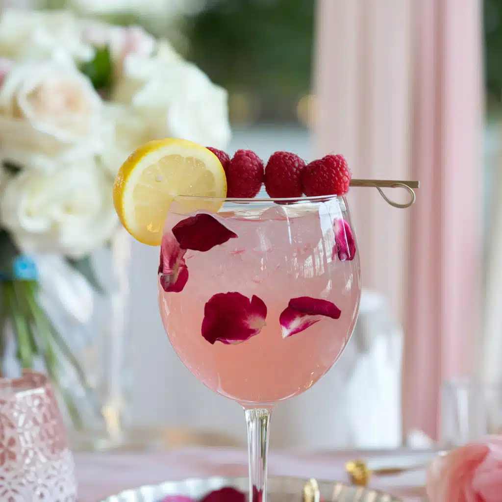 Rose Petal Lemonade Mocktail
