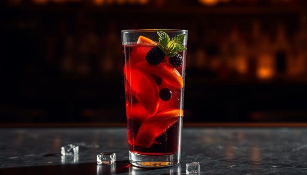 Shadowy Sangria Mocktail