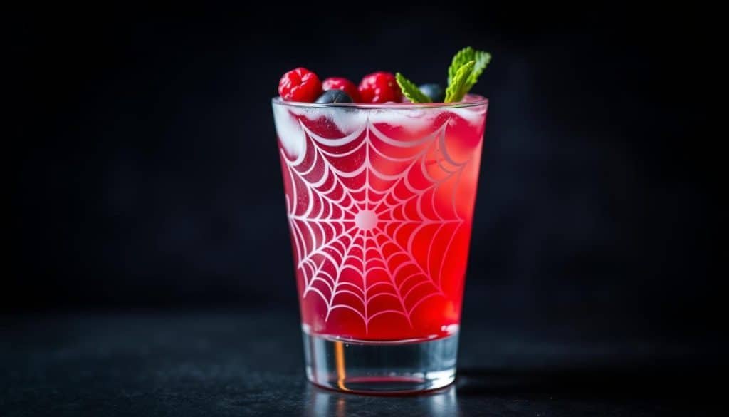 Spider's Web Mocktail design