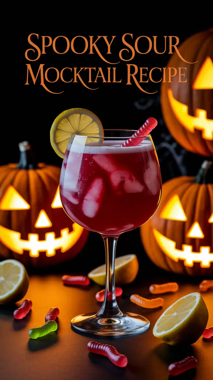 Spooky Sour Mocktail