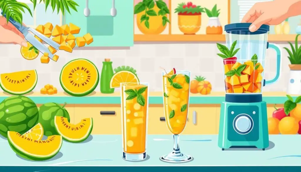 Step-by-Step Mocktail Preparation